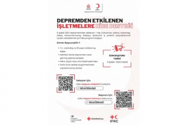 DEPREMDEN ETKİLENEN İŞLETMELERE HİBE DESTEĞİ